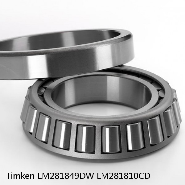LM281849DW LM281810CD Timken Tapered Roller Bearing