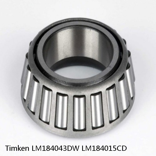 LM184043DW LM184015CD Timken Tapered Roller Bearing