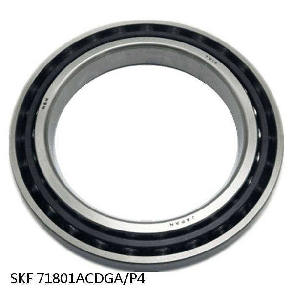 71801ACDGA/P4 SKF Super Precision,Super Precision Bearings,Super Precision Angular Contact,71800 Series,25 Degree Contact Angle